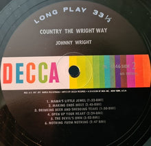 Laden Sie das Bild in den Galerie-Viewer, Johnny Wright (2) : Country... The Wright Way (LP, Album, Mono)