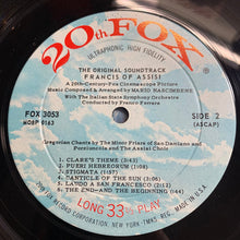 Load image into Gallery viewer, Mario Nascimbene : Francis Of Assisi (Music From The Original Soundtrack) (LP, Album, Mono)