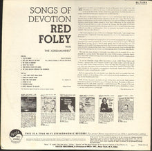 Load image into Gallery viewer, Red Foley With The Jordanaires : Songs Of Devotion (LP, Album, RP)