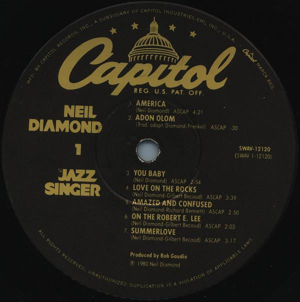 Buy Neil Diamond : The Jazz Singer (Original Songs From The Motion