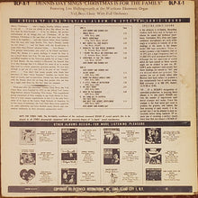 Load image into Gallery viewer, Dennis Day : Dennis Day Sings "Christmas Is For The Family" (LP, Album, Mono)