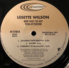 Charger l'image dans la galerie, Lesette Wilson : Now That I've Got Your Attention (LP, Album, Promo)