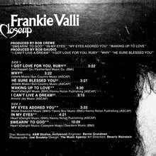 Load image into Gallery viewer, Frankie Valli : Closeup (LP, Album, Mon)