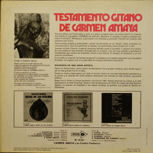 Charger l'image dans la galerie, Carmen Amaya & Company : Testamento Gitano De Carmen Amaya (LP, Album)