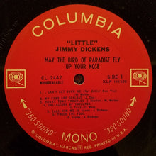Load image into Gallery viewer, Little Jimmy Dickens : May The Bird Of Paradise Fly Up Your Nose (LP, Album, Mono)