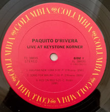 Load image into Gallery viewer, Paquito D'Rivera : Live At Keystone Korner (LP, Album, Car)