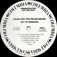 Load image into Gallery viewer, Jules And The Polar Bears : Got No Breeding (LP, Album, Promo, San)
