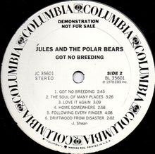 Load image into Gallery viewer, Jules And The Polar Bears : Got No Breeding (LP, Album, Promo, San)