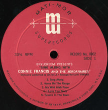 Load image into Gallery viewer, Connie Francis : Sing Along With Connie Francis (LP, Album, Mono, Ind)