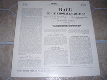 Laden Sie das Bild in den Galerie-Viewer, Robert Noehren, Johann Sebastian Bach : 3 Chorale Partitas (LP)