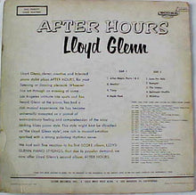Load image into Gallery viewer, Lloyd Glenn : After Hours (LP, Album, Mono)