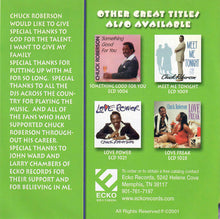 Laden Sie das Bild in den Galerie-Viewer, Chuck Roberson : I'm Your Candy Man (CD, Album)