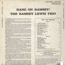 Load image into Gallery viewer, The Ramsey Lewis Trio : Hang On Ramsey! (LP, Album)