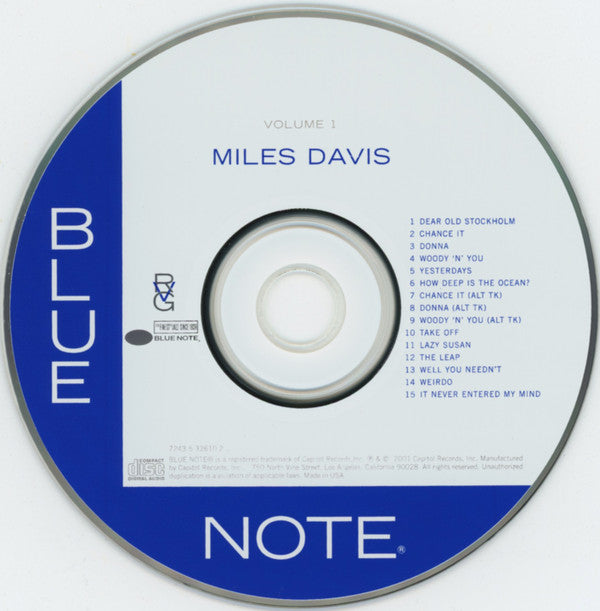 Buy Miles Davis : Volume 1 (CD, Comp, Mono, RE, RM) Online for a