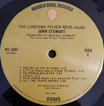 Laden Sie das Bild in den Galerie-Viewer, John Stewart (2) : The Lonesome Picker Rides Again (LP, Album, Pit)
