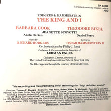 Load image into Gallery viewer, Barbara Cook And Theodore Bikel : The King And I (CD, RE, RM)