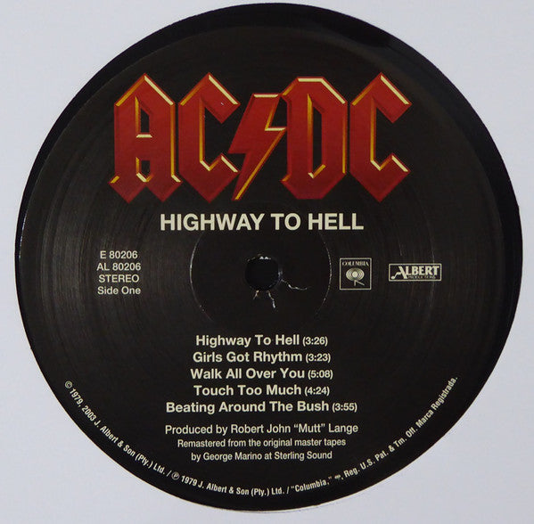 En del Ham selv dødbringende Buy AC/DC : Highway To Hell (LP, Album, RE, RM, Mis) Online for a great  price – Record Town TX