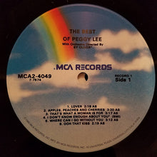 Load image into Gallery viewer, Peggy Lee : The Best Of Peggy Lee (2xLP, Comp, RE, RM, RP)