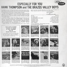 Laden Sie das Bild in den Galerie-Viewer, Hank Thompson : Especially For You (LP, Comp, Mono)