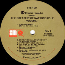 Load image into Gallery viewer, Nat King Cole : The Greatest Of Nat King Cole (2xLP, Album, Comp)
