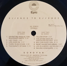 Laden Sie das Bild in den Galerie-Viewer, Donovan : Essence To Essence (LP, Album, Ter)