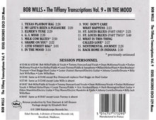 Laden Sie das Bild in den Galerie-Viewer, Bob Wills And His Texas Playboys* : The Tiffany Transcriptions Vol. 9: In The Mood (CD, Album)