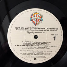 Laden Sie das Bild in den Galerie-Viewer, Randy Crawford : Now We May Begin (LP, Album, Promo)
