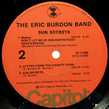 Laden Sie das Bild in den Galerie-Viewer, The Eric Burdon Band* : Sun Secrets (LP, Album, Los)