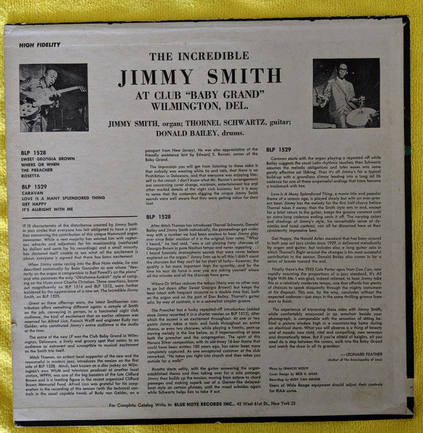 The Incredible Jimmy Smith* - At Club