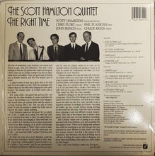 Charger l'image dans la galerie, The Scott Hamilton Quintet : The Right Time (LP, Album)