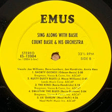 Load image into Gallery viewer, Joe Williams, Dave Lambert (3), Jon Hendricks, Annie Ross Plus The Basie Band* : Sing Along With Basie (LP, Album, RE, Bes)