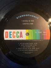 Load image into Gallery viewer, Loretta Lynn : I Wanna Be Free (LP, Album, Pin)