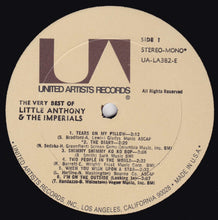 Load image into Gallery viewer, Little Anthony & The Imperials : The Very Best Of Little Anthony & The Imperials (LP, Comp, Mono, RP, All)