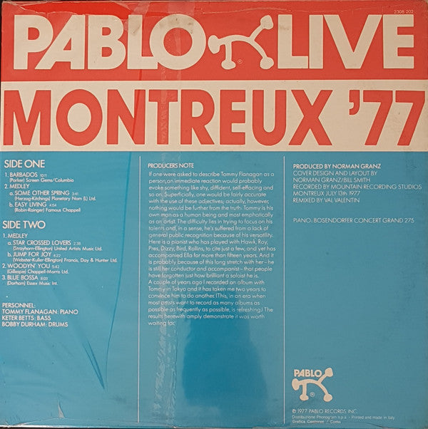 Buy Tommy Flanagan 3* : Montreux '77 (LP, Album) Online for a