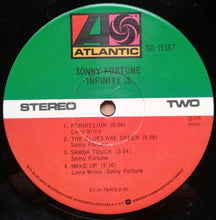 Charger l'image dans la galerie, Sonny Fortune : Infinity Is (LP, Album, Ric)