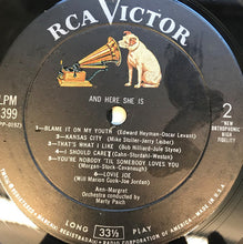 Load image into Gallery viewer, Ann-Margret* : And Here She Is (LP, Album, Mono, RCA)