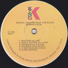 Load image into Gallery viewer, Memphis Slim : Messin' Around With The Blues (LP, Album, RE)