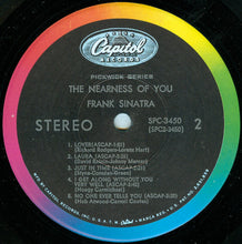 Charger l'image dans la galerie, Frank Sinatra : The Nearness Of You (LP, Comp, Scr)