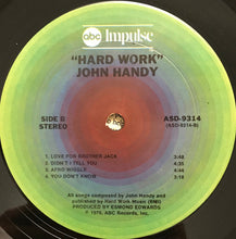 Laden Sie das Bild in den Galerie-Viewer, John Handy : Hard Work (LP)