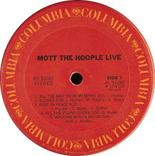 Load image into Gallery viewer, Mott The Hoople : Mott The Hoople Live (LP, Album, Ter)
