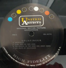 Load image into Gallery viewer, John Barry : Goldfinger (Original Motion Picture Soundtrack) (LP, Album, Mono)