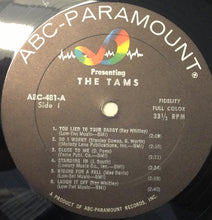 Charger l'image dans la galerie, The Tams : Presenting (LP, Album, Mono)