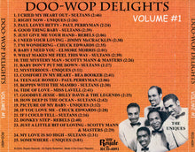 Load image into Gallery viewer, Various : Doo-Wop Delights Volume #1 (CDr, Comp)
