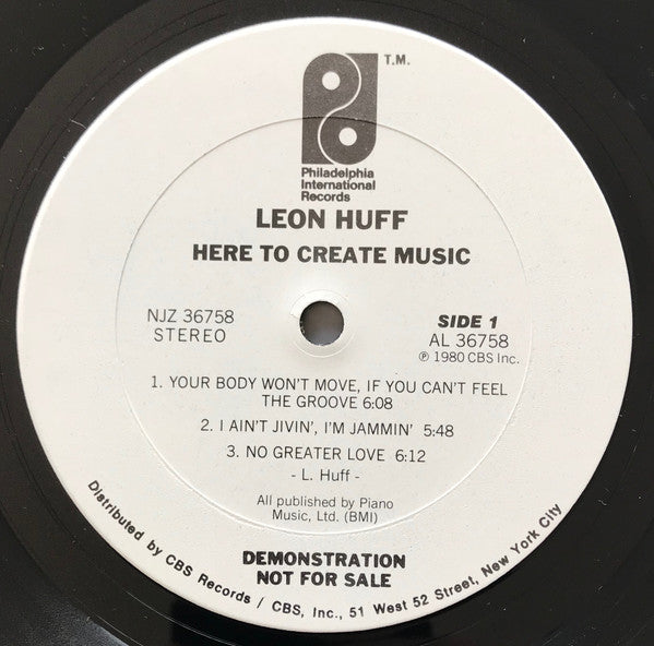 Leon Huff - Here To Create Music - LP