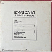 Load image into Gallery viewer, Robert Goulet : I Never Did As I Was Told (LP, Club)