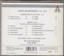 Load image into Gallery viewer, Beethoven*, Sylvia McNair, Will Quadflieg, New York Philharmonic Orchestra*, Masur* : Symphony No. 5 / Egmont (CD, Club, RE)