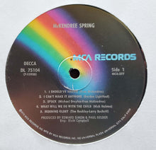 Load image into Gallery viewer, McKendree Spring : McKendree Spring (LP, Album, RE, Pin)