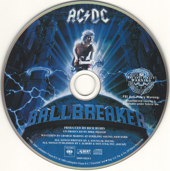 hvorfor ikke Perennial Sprede Buy AC/DC : Ballbreaker (CD, Album, Copy Prot., Enh, RE, RM, Dig) Online  for a great price – Record Town TX