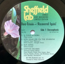 Laden Sie das Bild in den Galerie-Viewer, Dave Grusin : Discovered Again! (LP, Album, Ltd, Pri)
