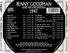 Laden Sie das Bild in den Galerie-Viewer, Benny Goodman And His Orchestra : 1947 (CD, Comp)